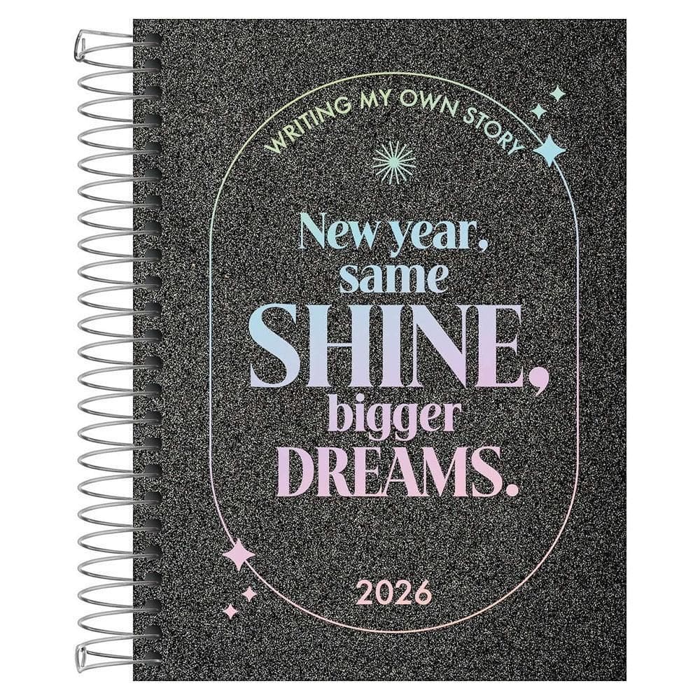 Agenda Diária 2026 Esp M4 Cambridge Shine Preto Tilibra