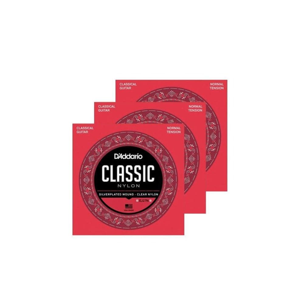 Kit 3 Und Encordoamento Para Violão D`Addario Ej27N