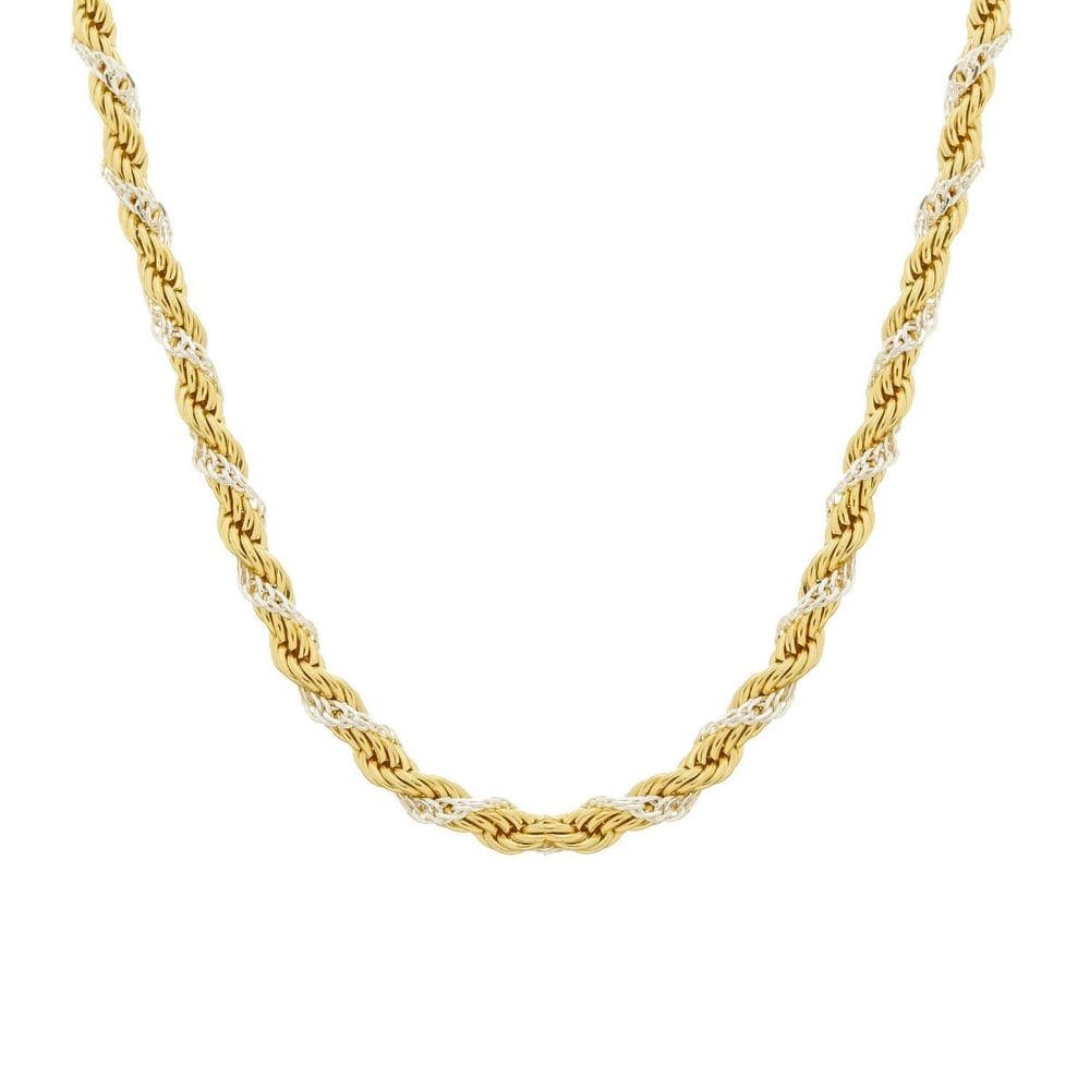 Colar Baiano Dourado E Prateado