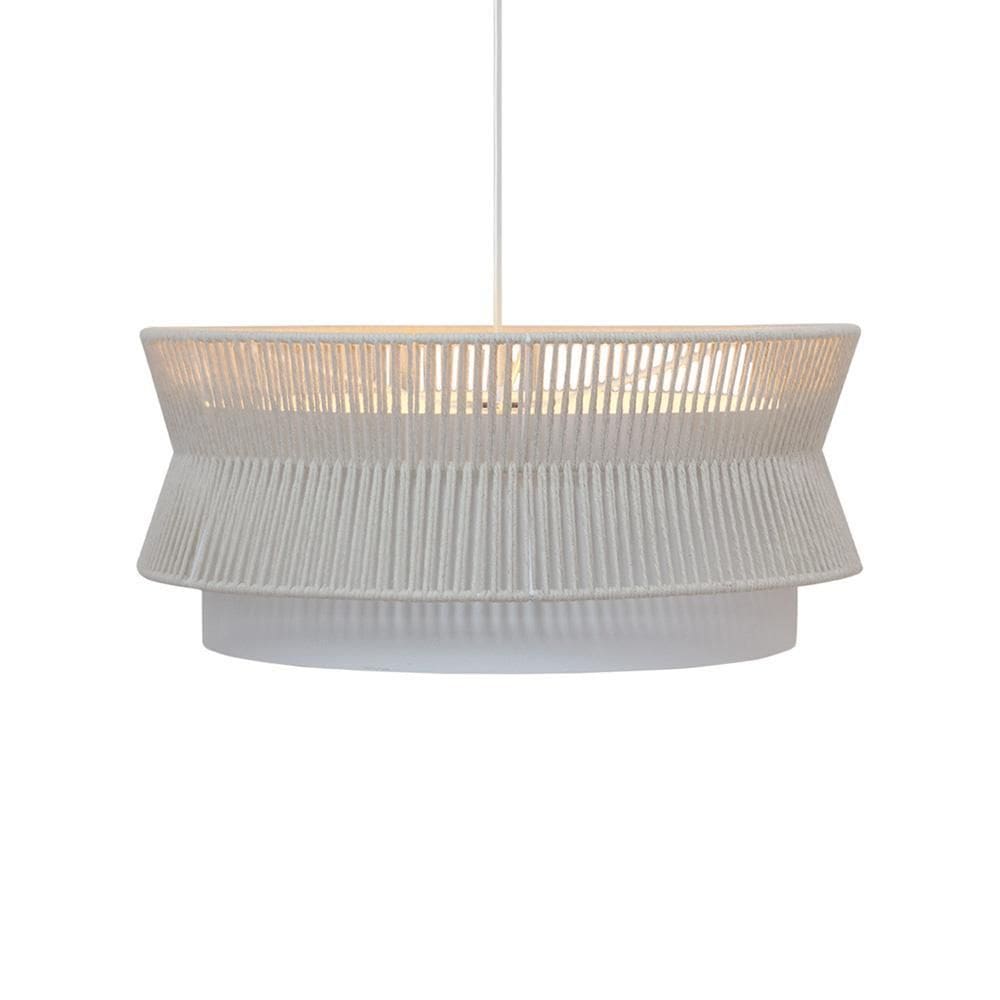 Lustre Pendente Blumenau Gaia 60Cm E27 Bivolt Branco