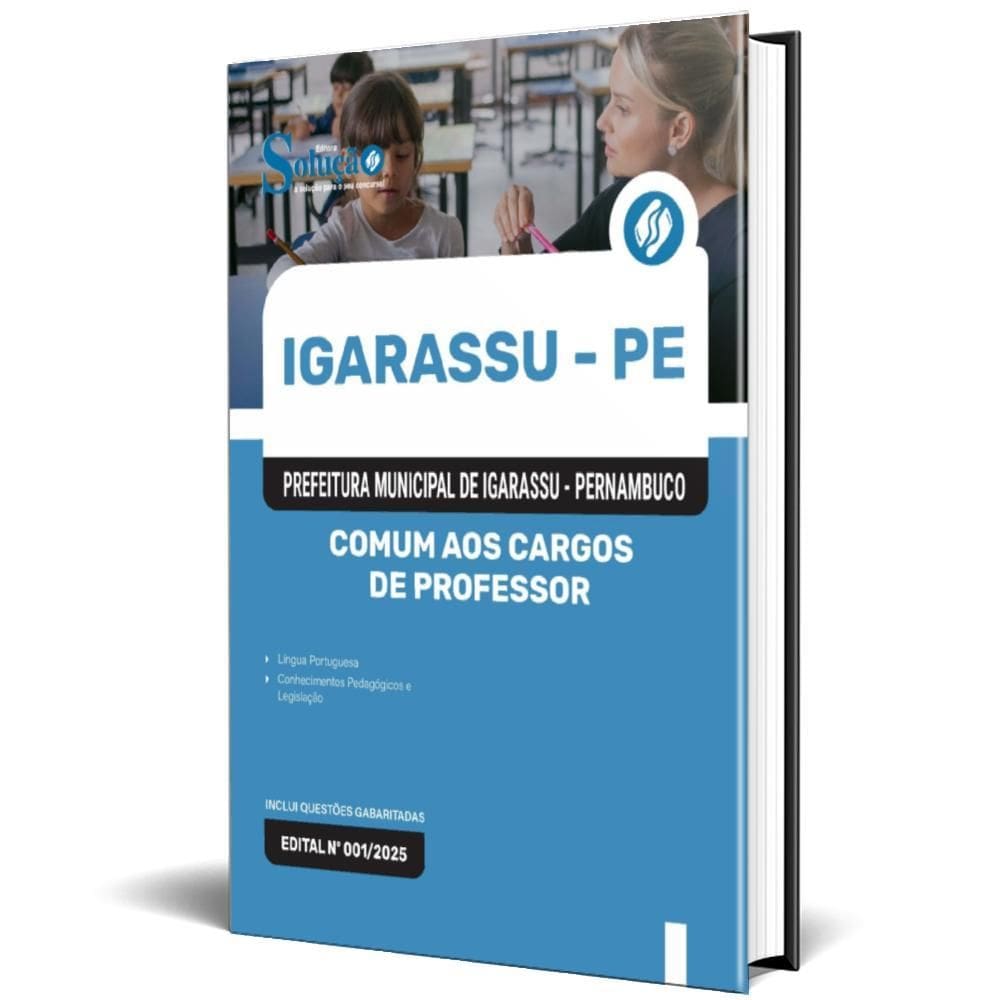 Apostila Prefeitura Igarassu Pe 2025 Comum Aos Cargos
