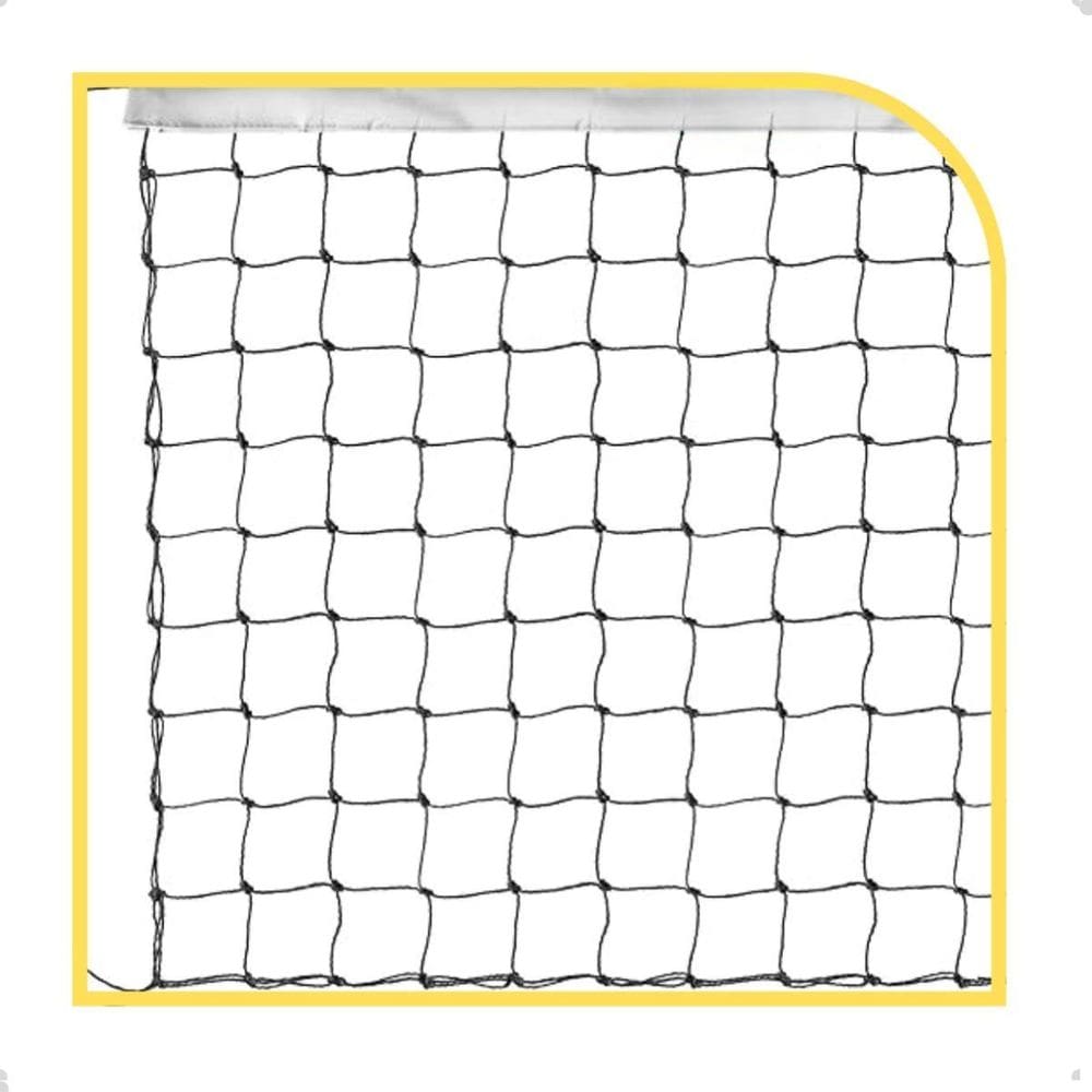 Rede De Volei 9Mts 1 Lona Fio 1Mm Bas Sports Mania - Branco
