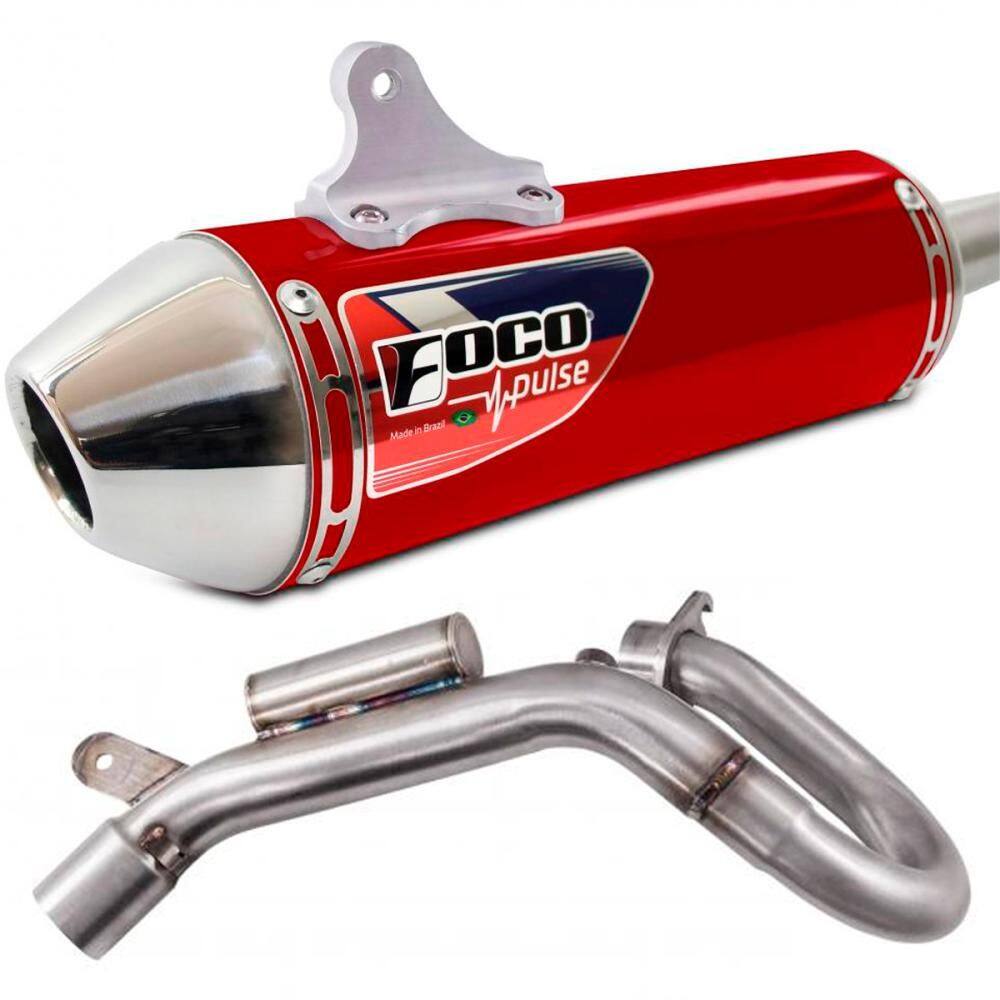 Escapamento Curva + Ponteira Foco Pulse MXF 270FI