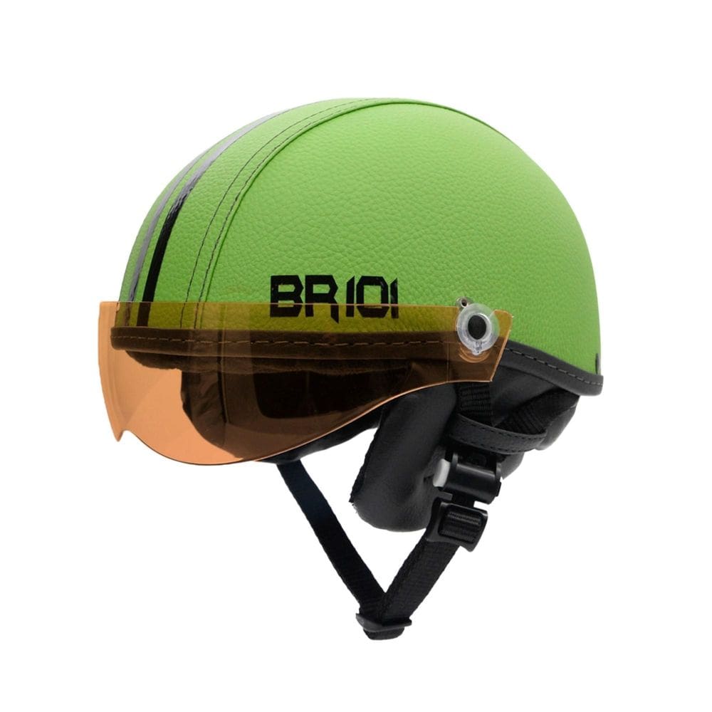Capacete Bike/Scooter Coquinho Br 101 Verde Neon Vision G