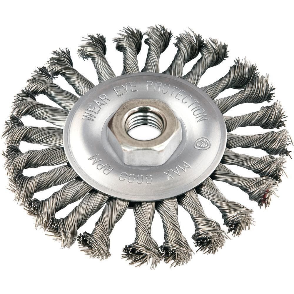 Escova Circular Torcida 4.1/2X1/2 Rosca M14 Pol Vonder