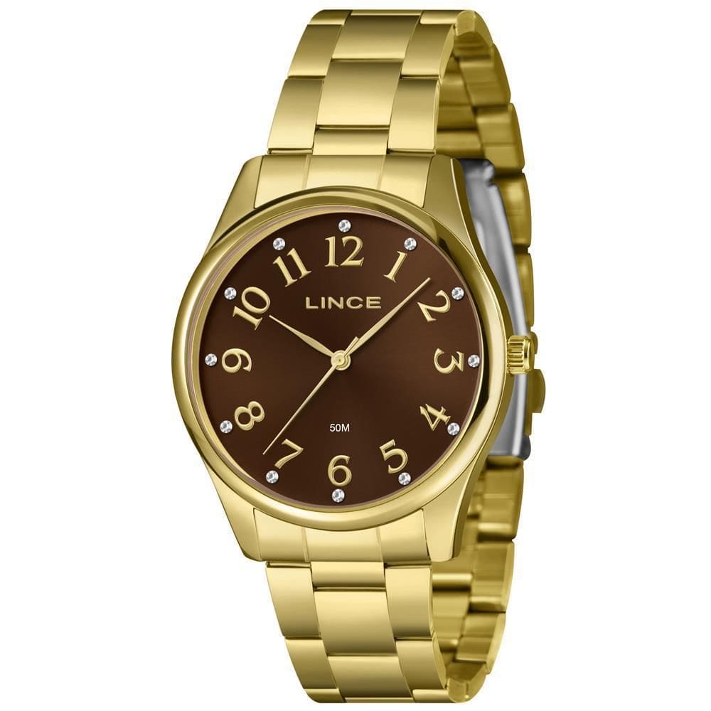 Relógio Lince Feminino Ref: Lrgj177L40 N2Kx Casual Dourado