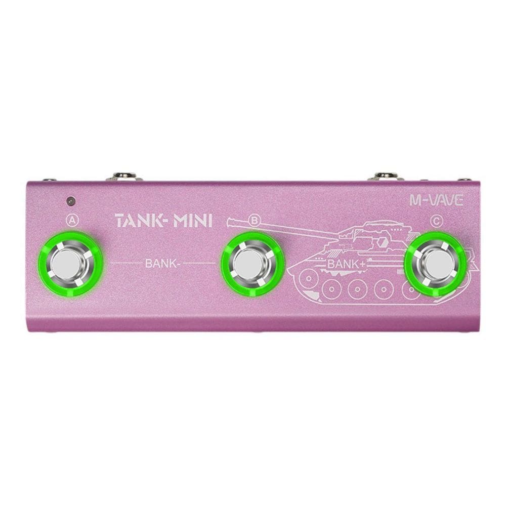 Pedaleira M-Vave Tank Mini Para Guitarra