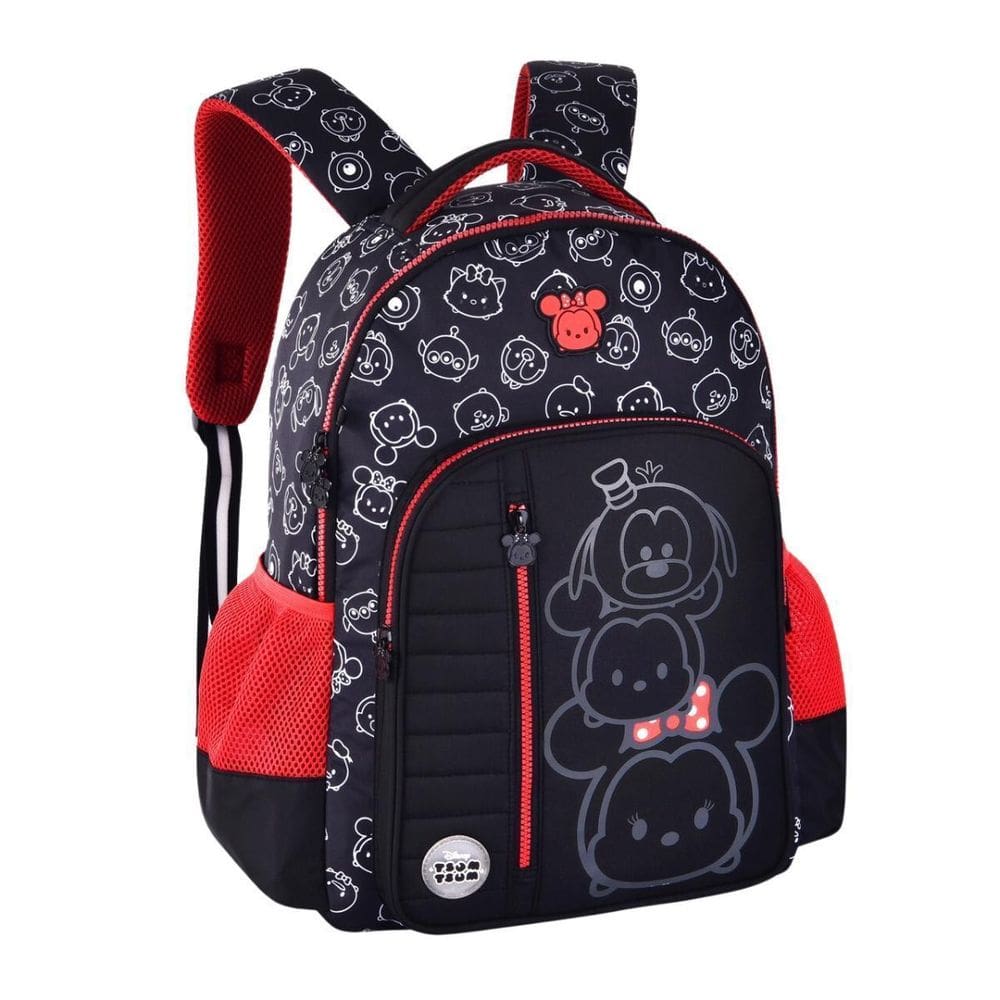 Mochila De Costas 17,5 `Tsum Tsum Disney Preto Clio Style