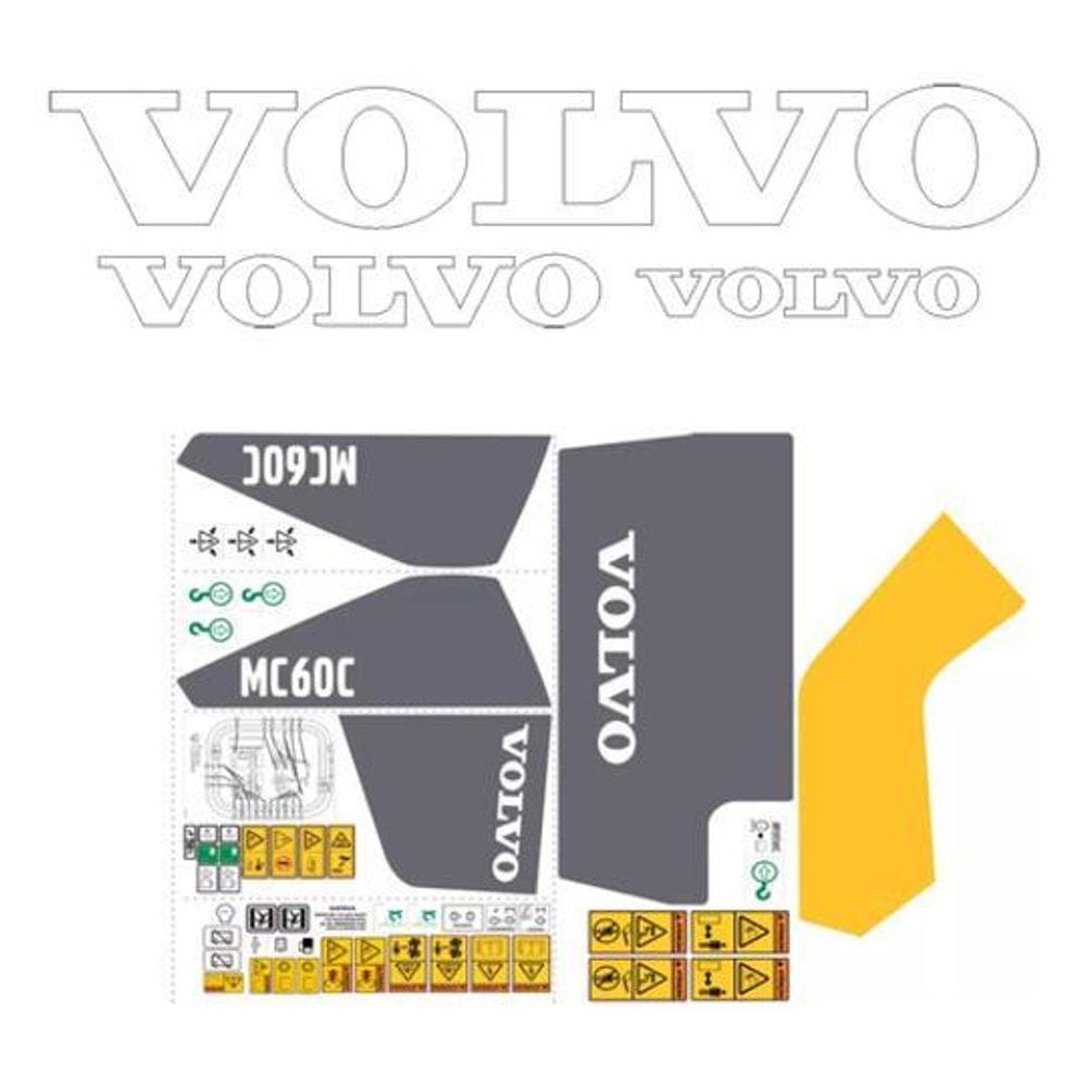 Kit Adesivos Volvo Mc6C