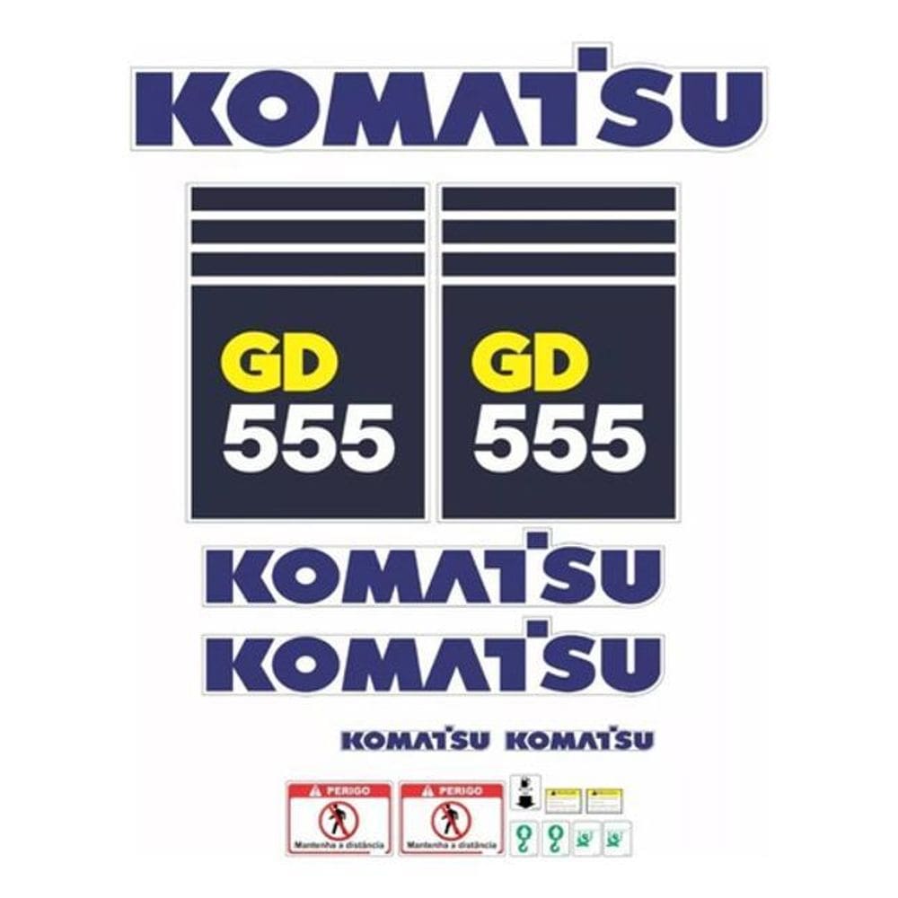 Kit Adesivos Komatsu Gd555