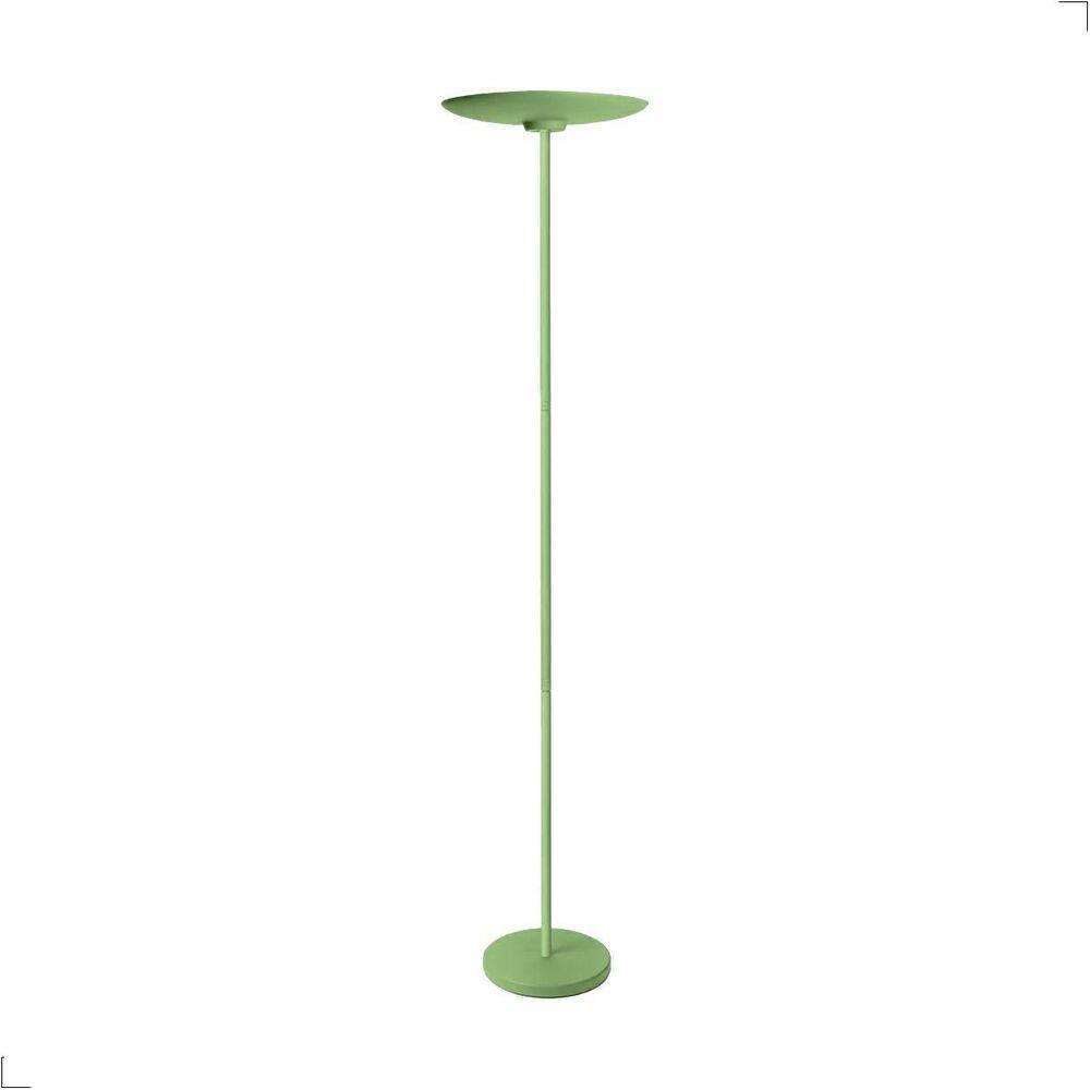 Coluna Dot Slim Luminária De Piso Chão Verde Led 12W Bivolt