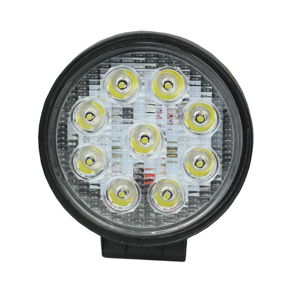 Farol De Milha E Neblina Em Led 27Wr Spot Off-Road Universal