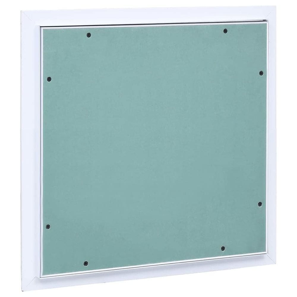Painel de acesso vidaXL com moldura de alumínio em gesso cartonado verde 20x20cm