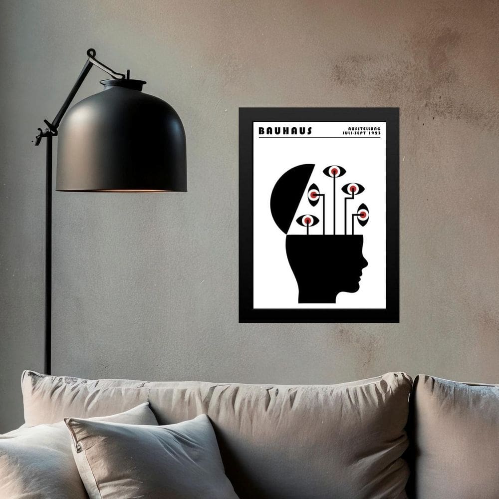 Quadro Decorativo Psicologia Bauhaus 33X24Cm