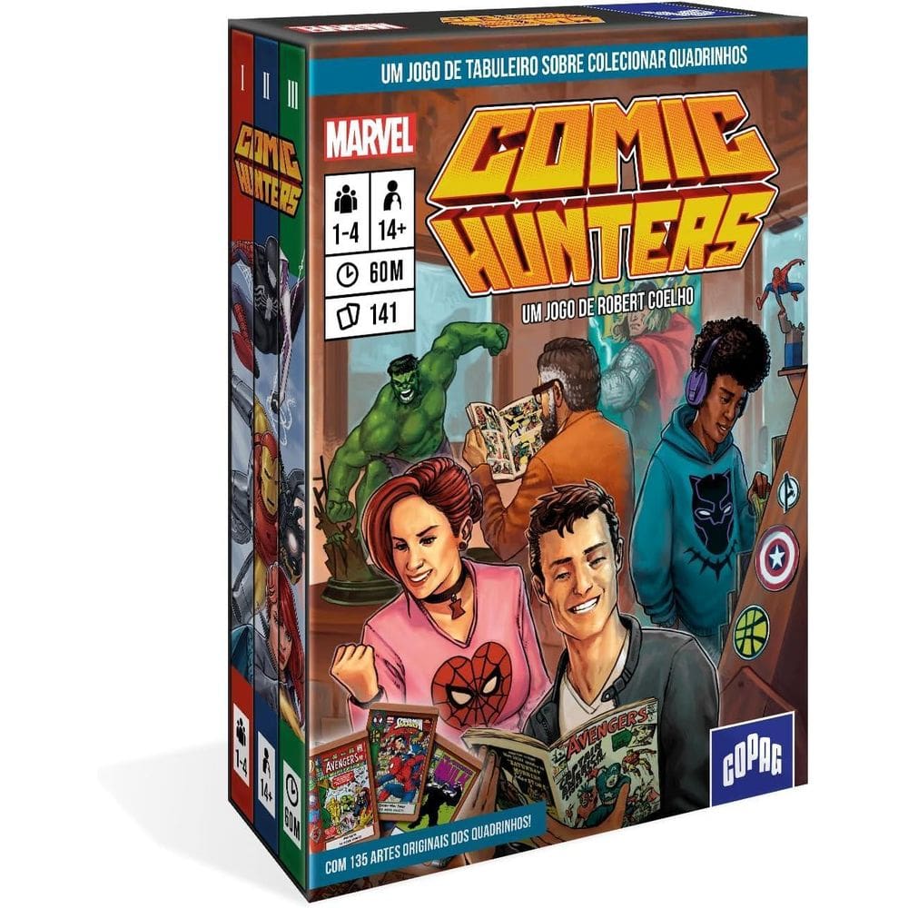 Jogo Marvel Comic Hunters - Copag