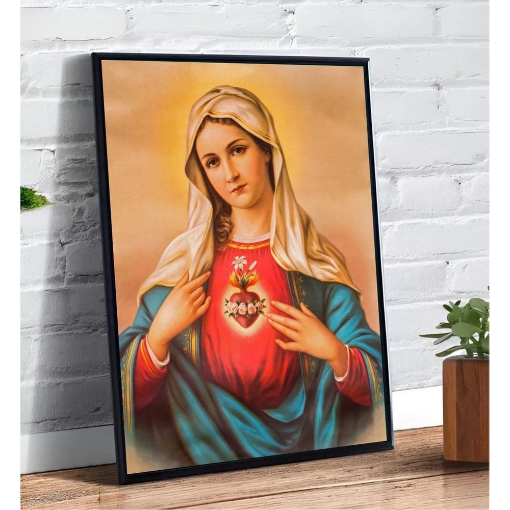 Placa/Quadro Decorativo Santa Maria 40X60Cm Ps 2Mm