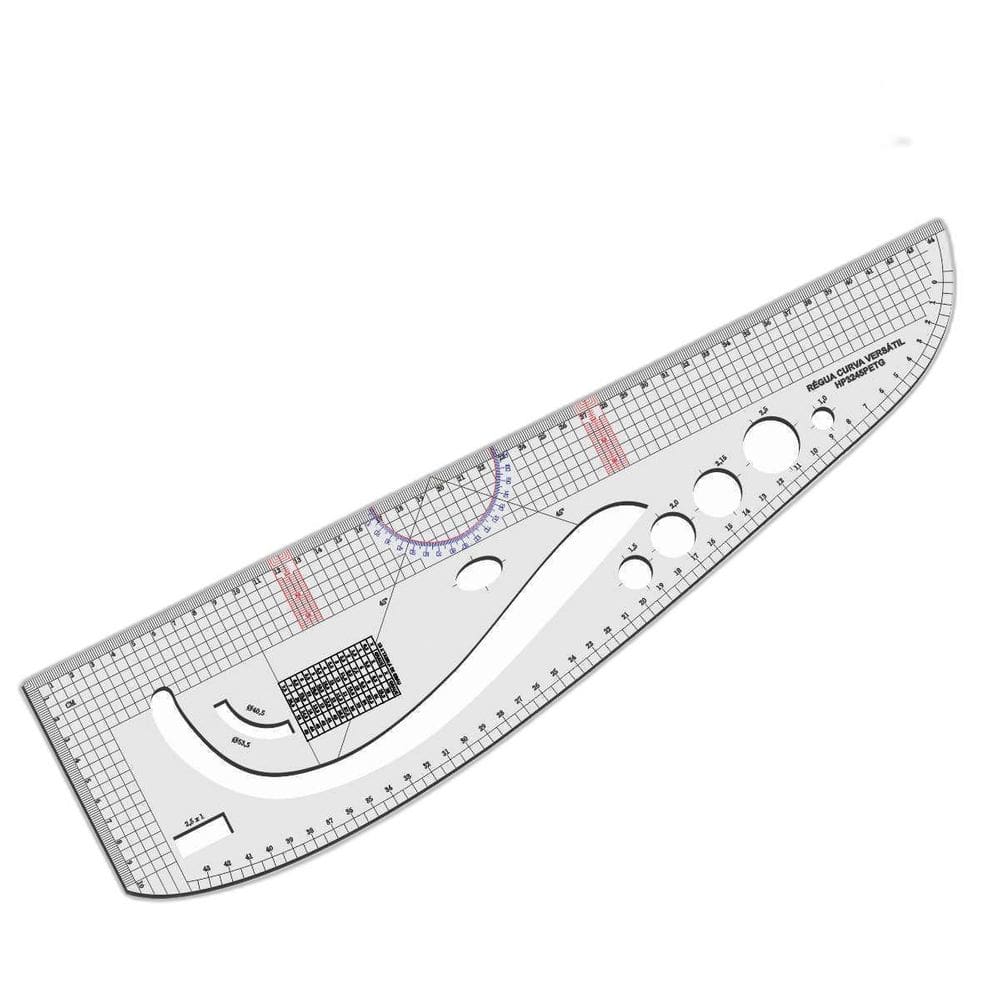 Régua Versátil Esquadro Patchwork Costura Modelista 3245 Pet