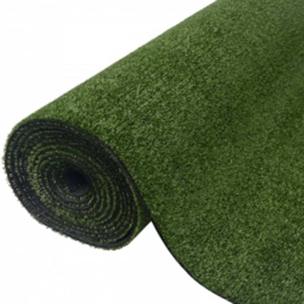 Grama artificial verde 1x15m resistente aos raios UV para jardim