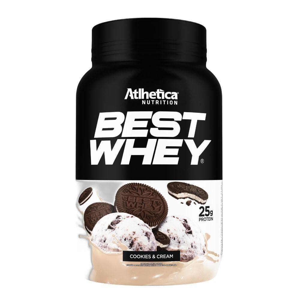 Best Whey Isolado Hidrolisado Gourmet Cookies 900G Atlhetica