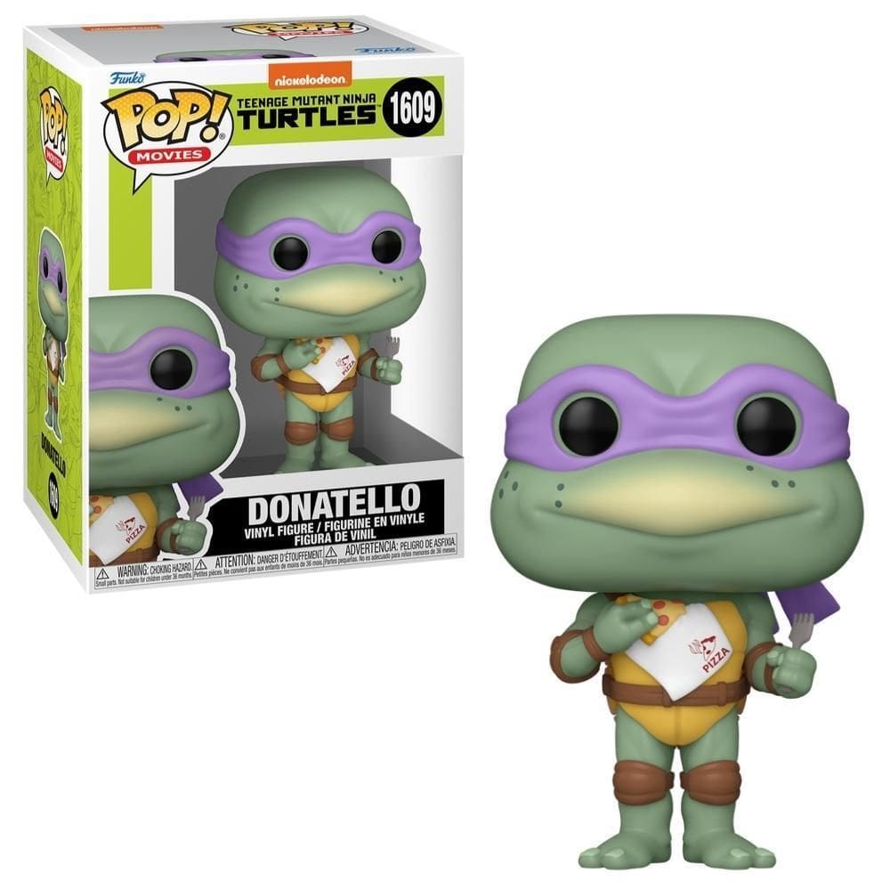 Boneco Funko Pop As Tartarugas Ninja - Donatello Com Pizza