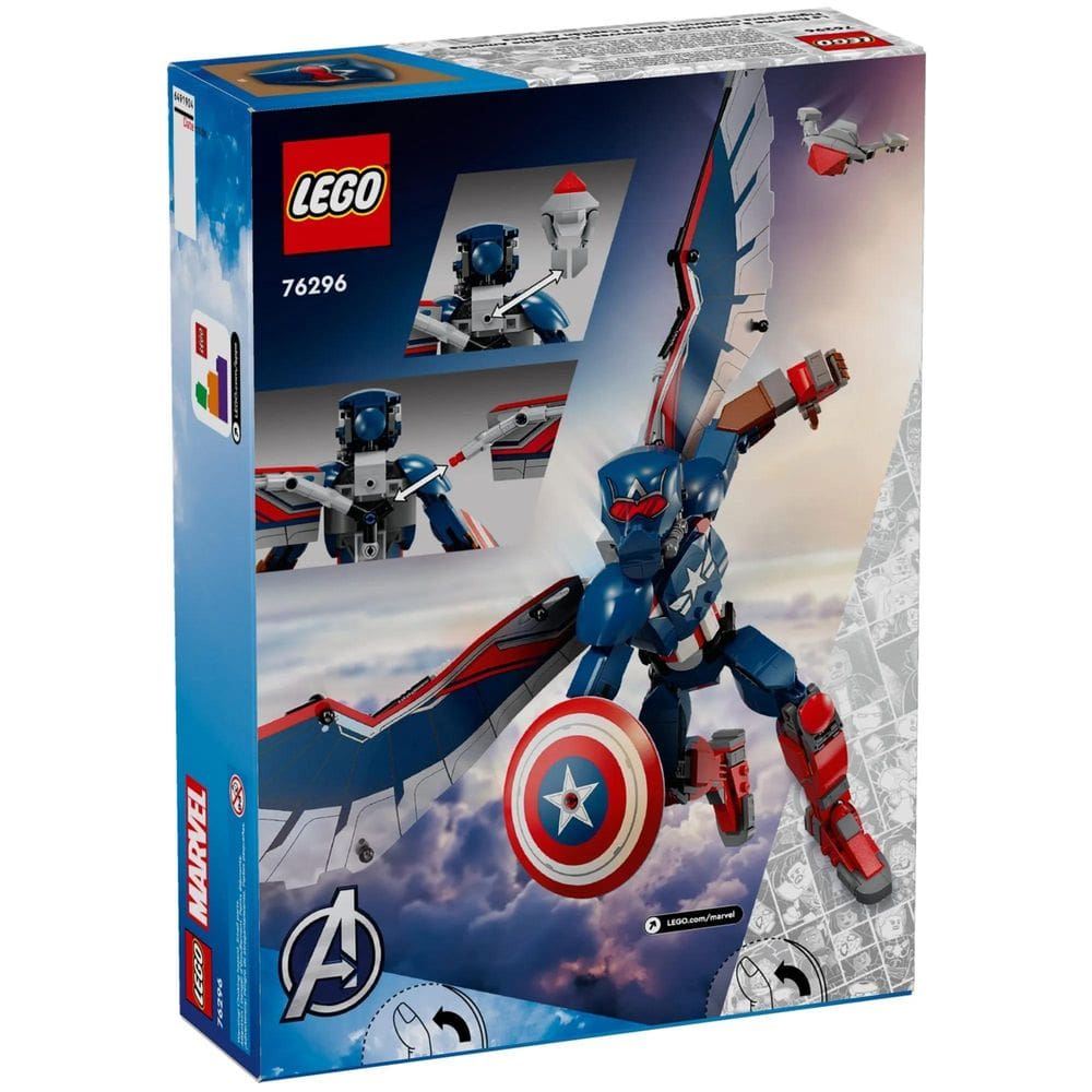 Figura De Construção Do Novo Capitão América Lego 76296