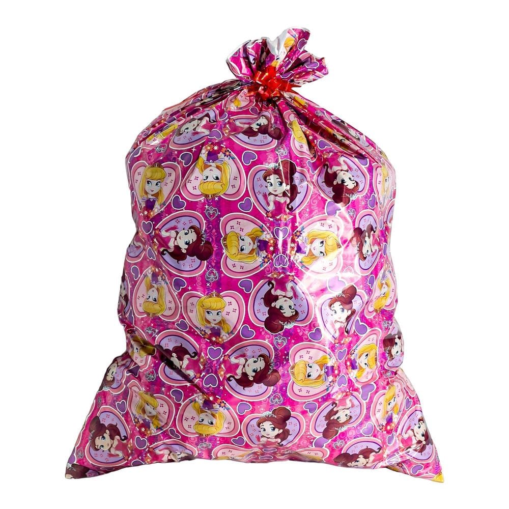 3 Sacos De Presente Princesas Chibi 30X45 Com Lacinho