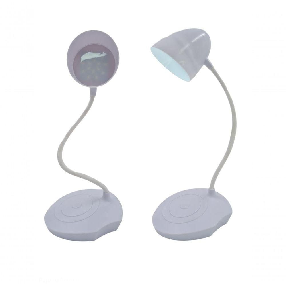 Luminaria Led De Mesa Touch Articulavel 3 Intensidades