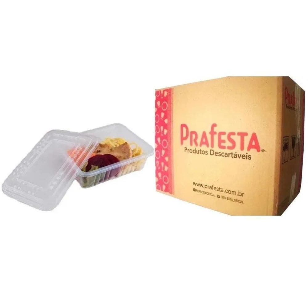 Pote Embalagem Freezer E Microondas 350Ml Prafesta C/144