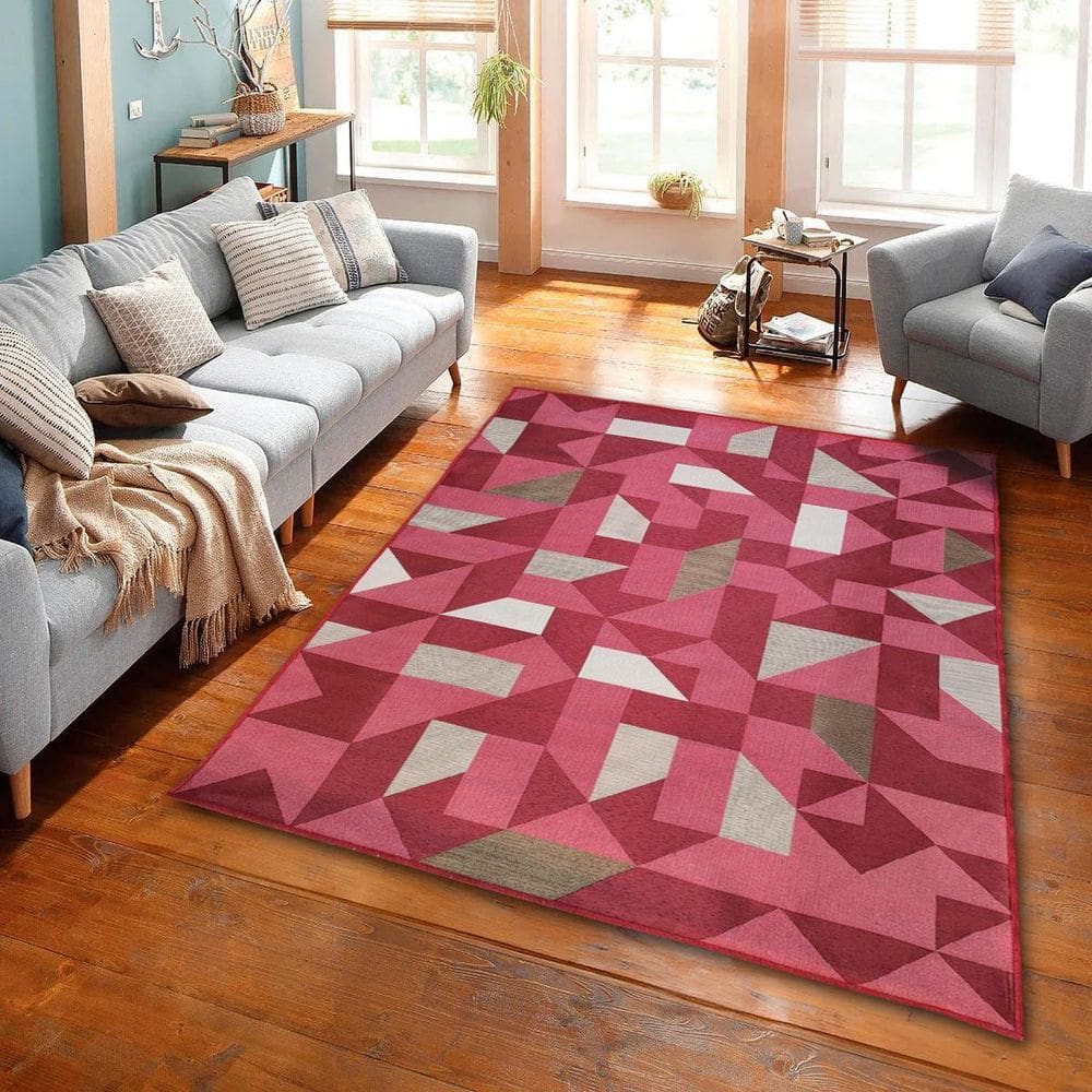 Tapete Sala Nobre 2,00X2,50 Antider Domani Zicornia Vermelho