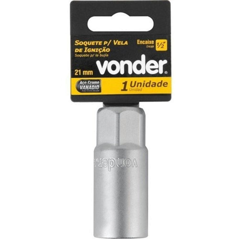 Soquetes Para Vela 21Mm Imantados Vonder