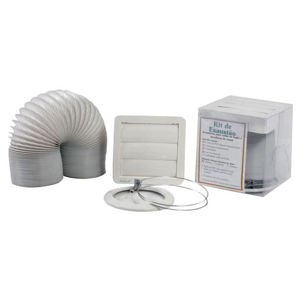 Kit Exaustor Westaflex Coifa e Secadora de Roupas, 4 Peças