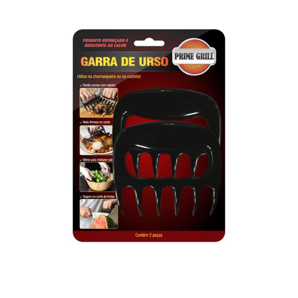 Garfo Garra De Urso Churrasco Prime Grill 12Cm