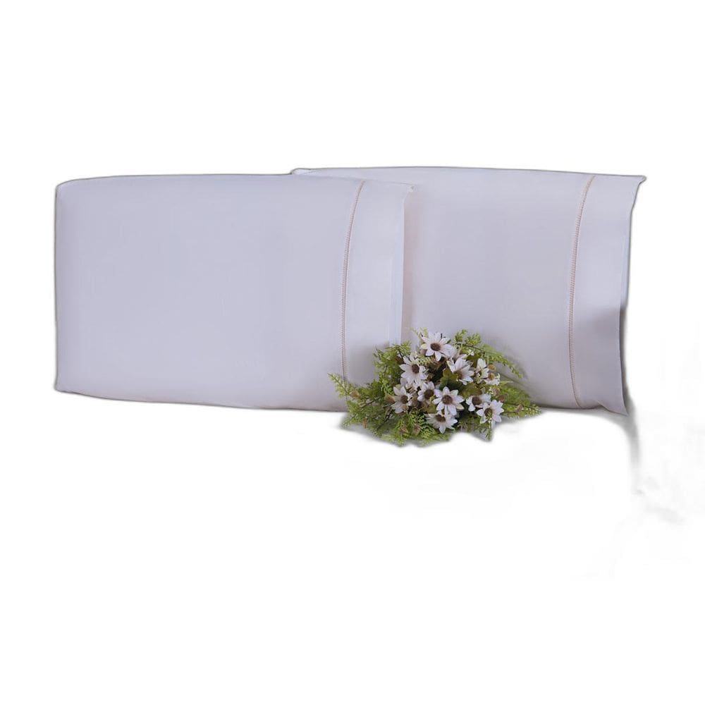 Kit 4 Fronha 100% Algodão Percal 200 Fios Ponto Palito Palha