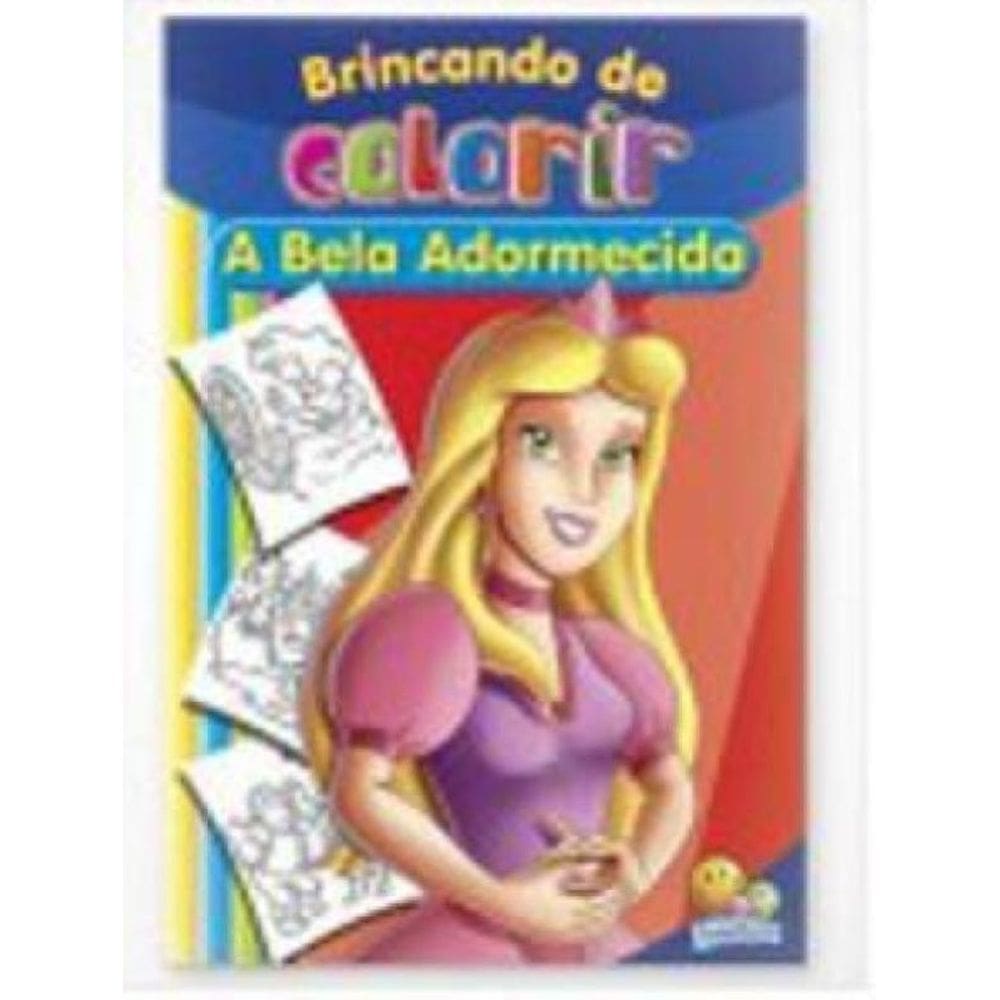 Livro Todolivro Brincando De Colorir Com 10 Un