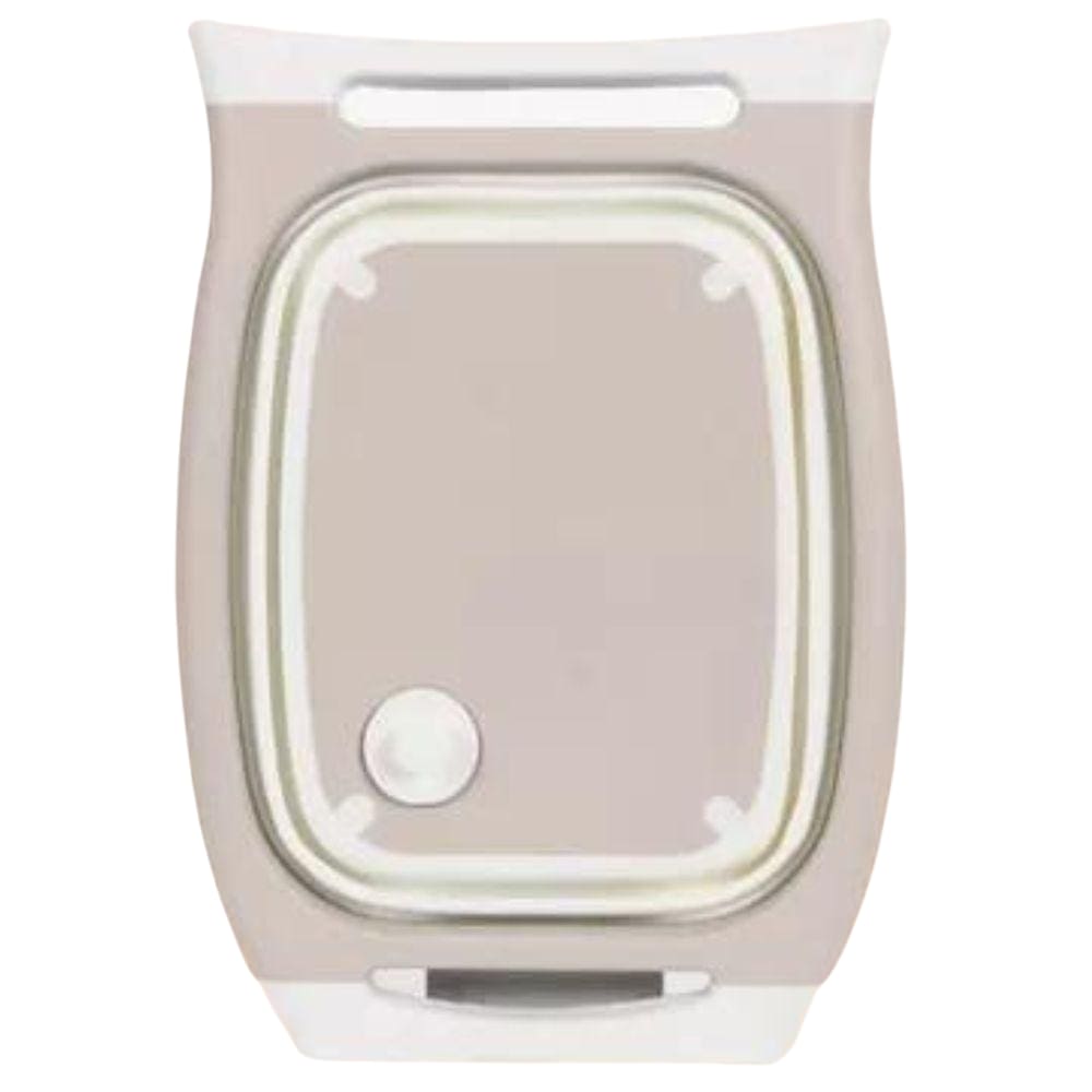 Tábua de Cozinha Dobrável 3 em 1 - Função Para Corte, Bacia e Escorredor Cor:Rosa