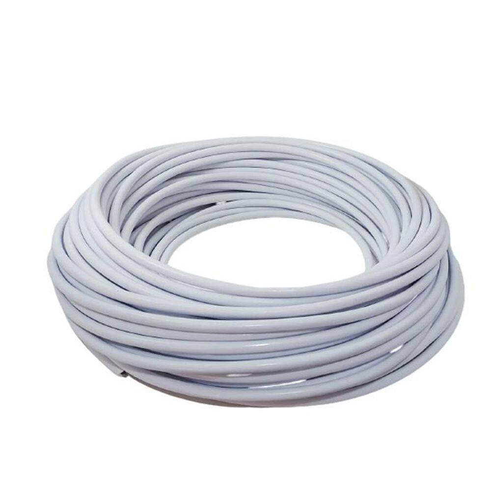 Cabo Flexível Pp 3X2,5Mm Rolo Com 50 Metros Branco