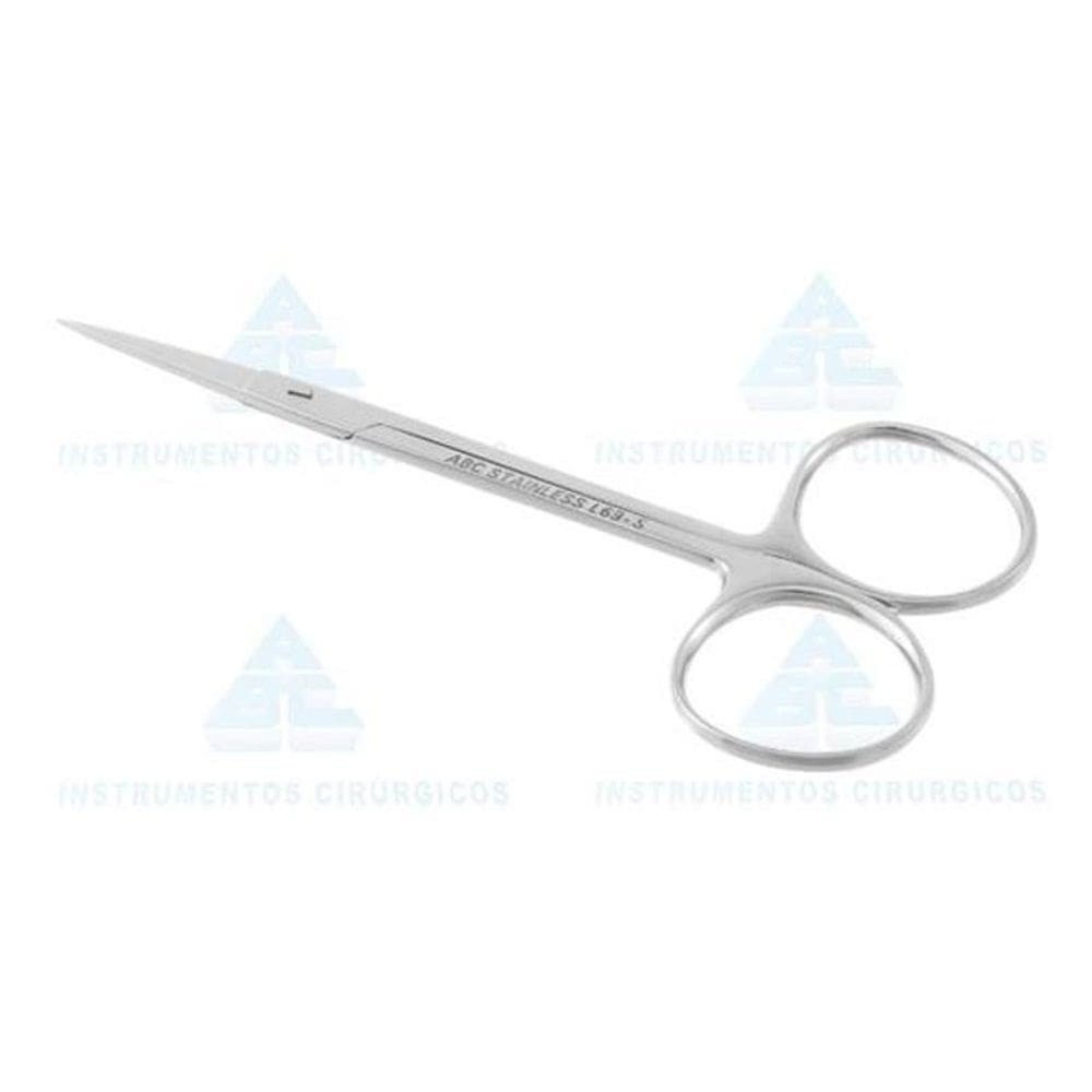 Tesoura Íris Ou Gengiva Reta 12Cm - Abc Instrumentos
