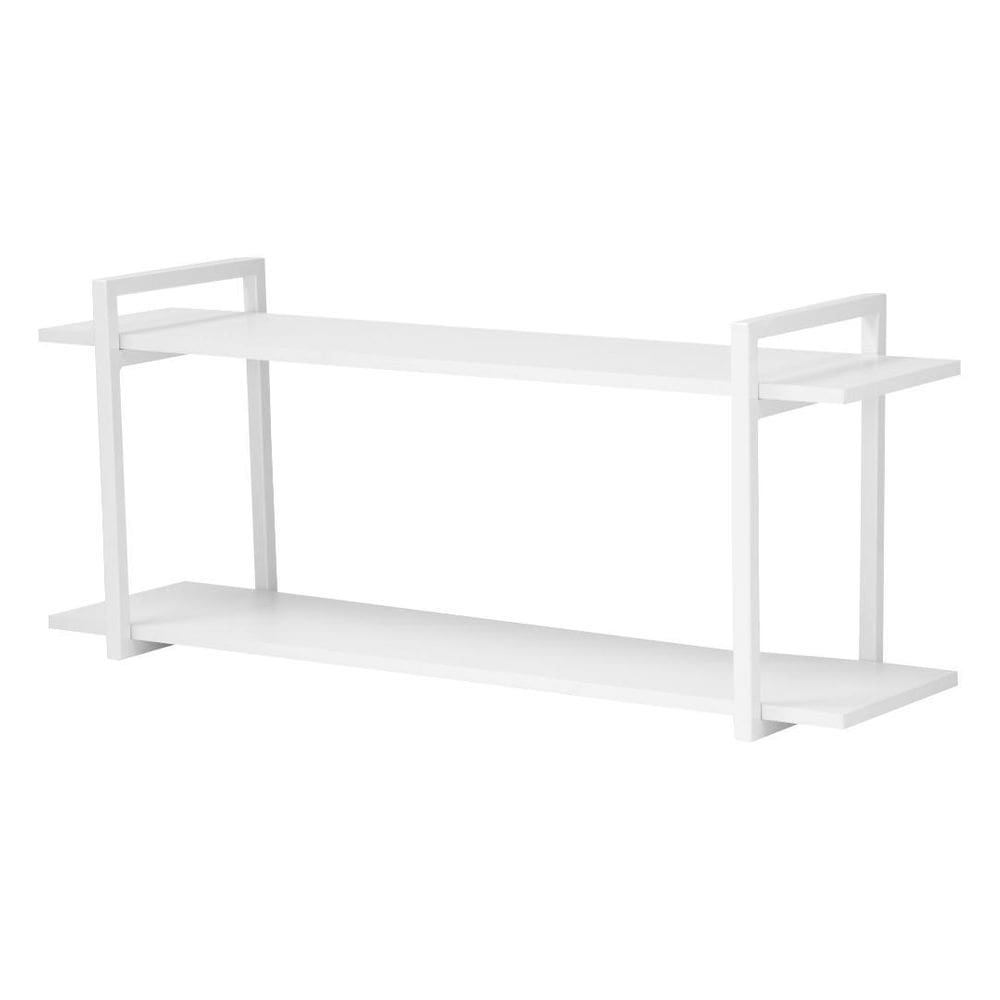 Nicho Sala E Quarto Branco Com Prateleiras Branco 60Cm