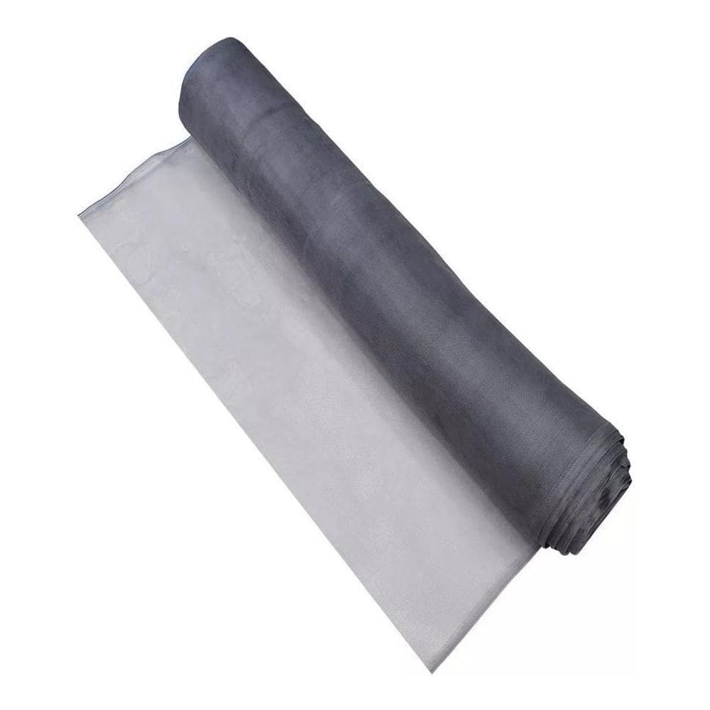 Tela Nylon Mosqueteira Anti Mosquito Cinza 1 X 10 Metros