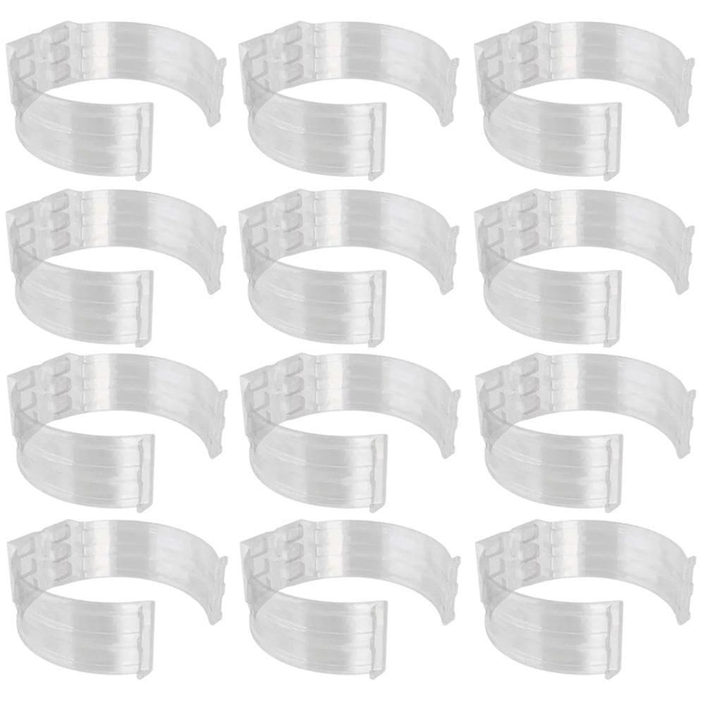 Kit 12 Abraçadeira Impacto Para Cano Tubo 50Mm 2`` Incolor