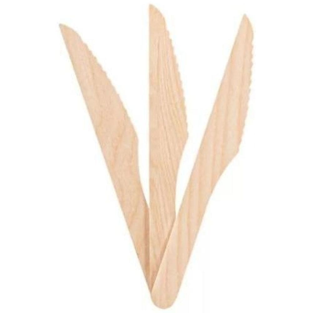 Faca Madeira Embalada - 50 Unidades