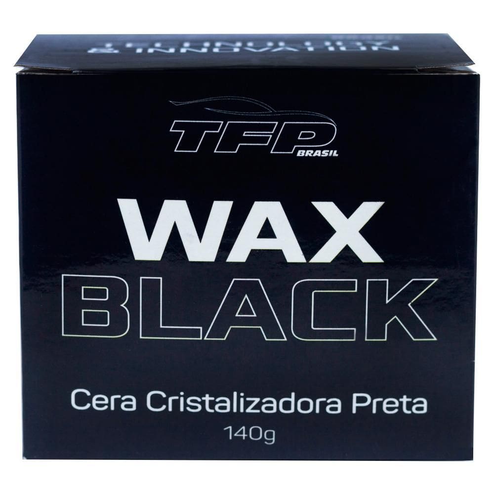 Cera Automotiva Cristalizadora Wax Black 140G Tfp