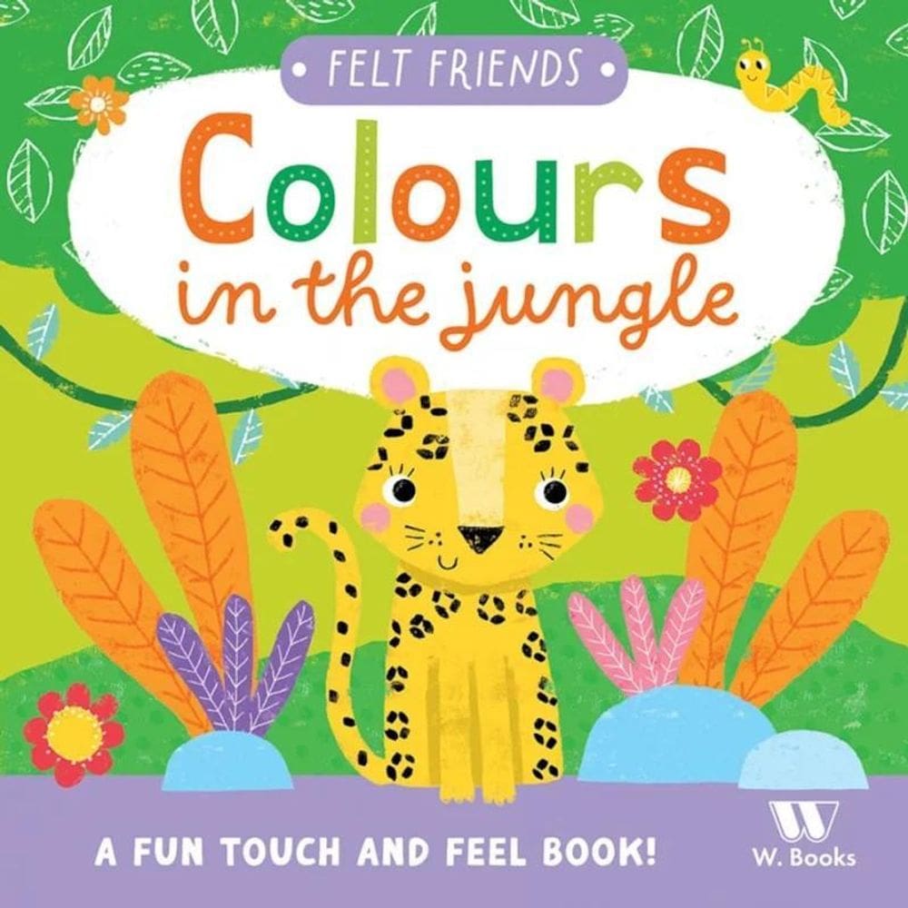 Livro Toque E Sinta Colours In The Jungle - Em Inglês