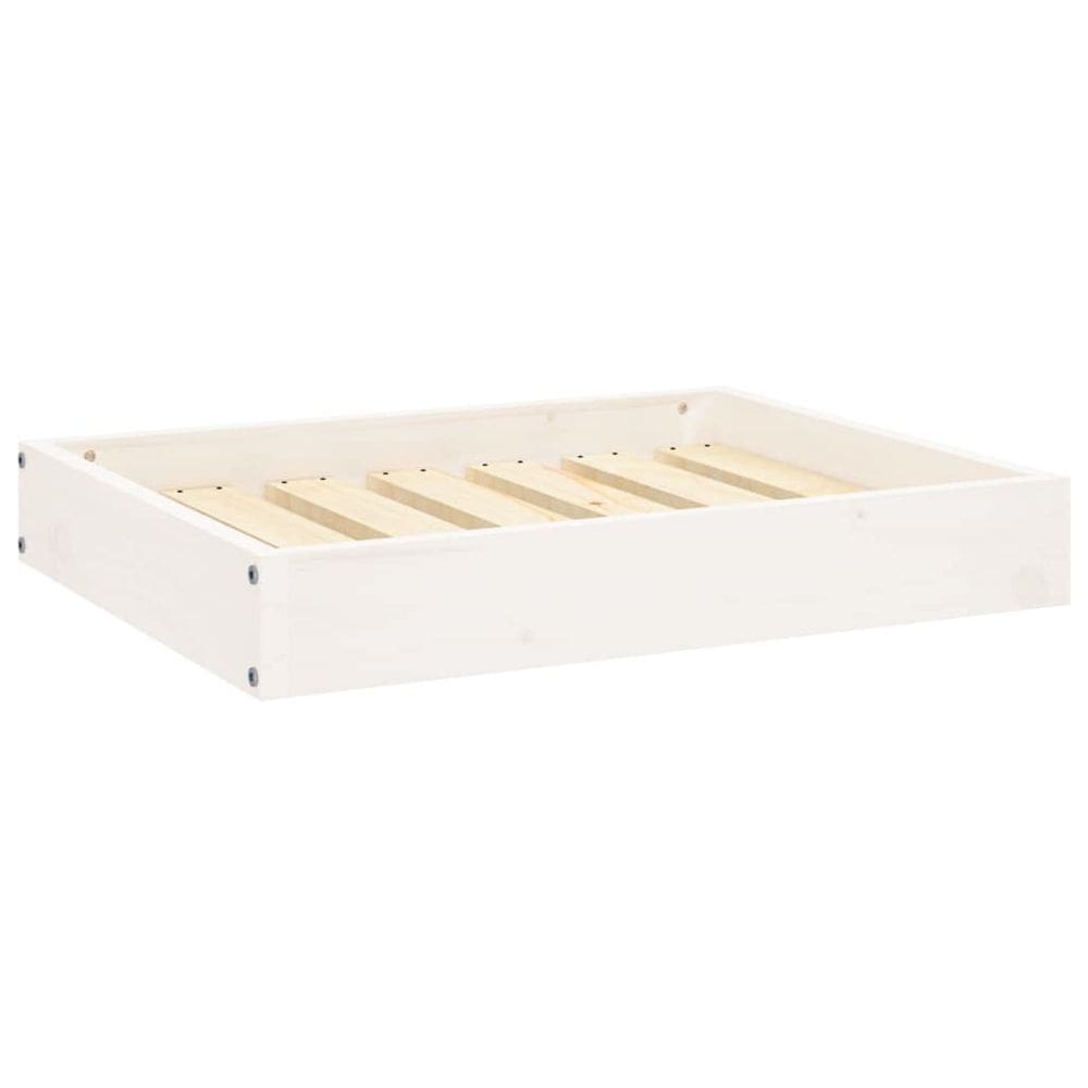 Cama para cães VidaXL Solid Pinewood Confortável 24,2 x 19,3 x 3,5 polegadas