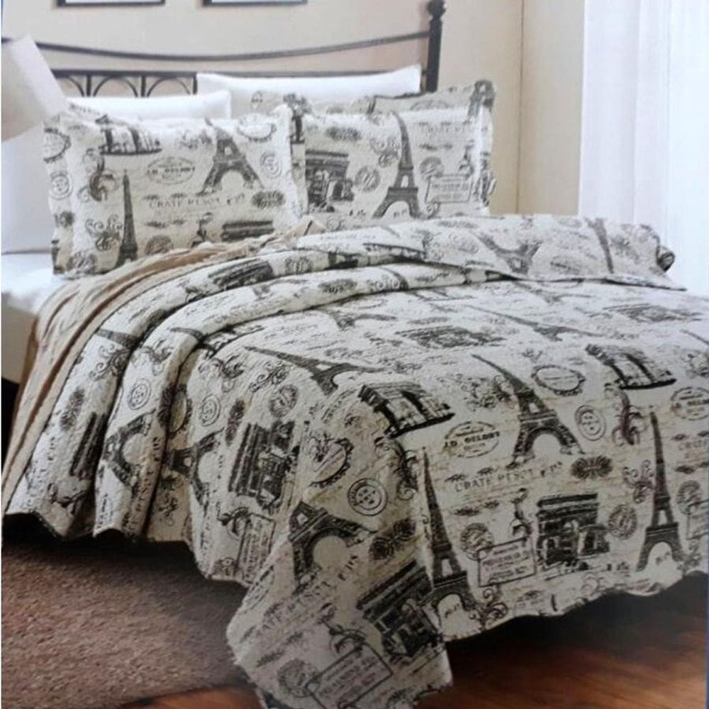 Kit Cobreleito Margex Solteiro Estampado 2 Peças