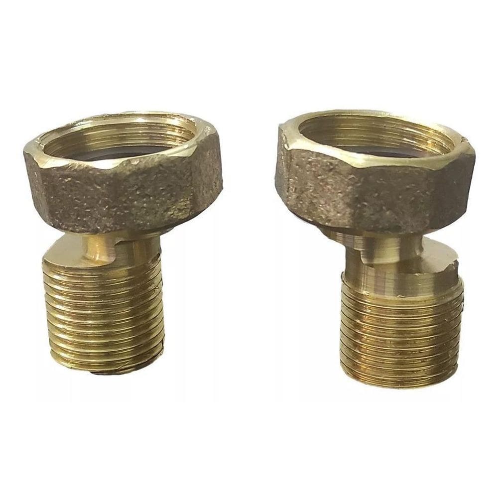 Kit 2 Excêntricos P/Reposição De Torneiras Misturador Parede