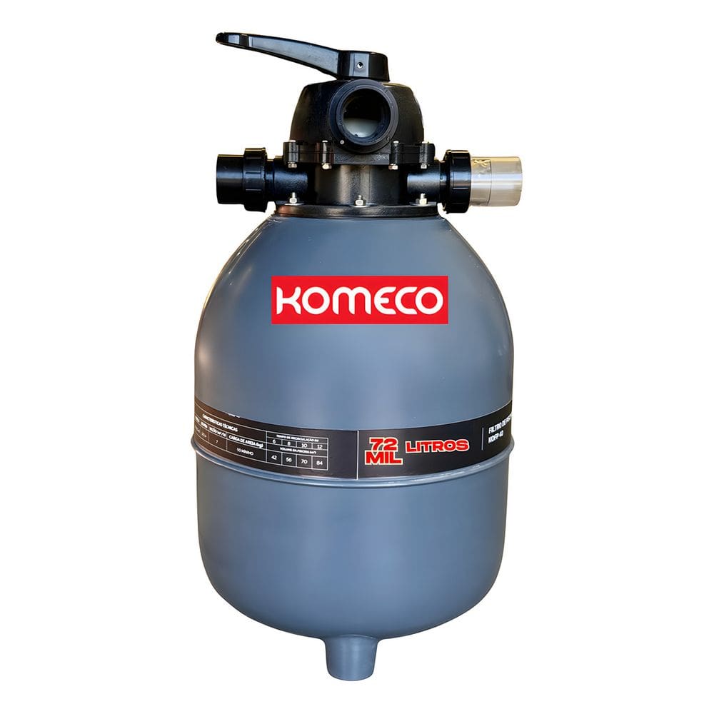 Filtro De Piscina Até 72.000 Litros Komeco P/ Bomba 3/4cv