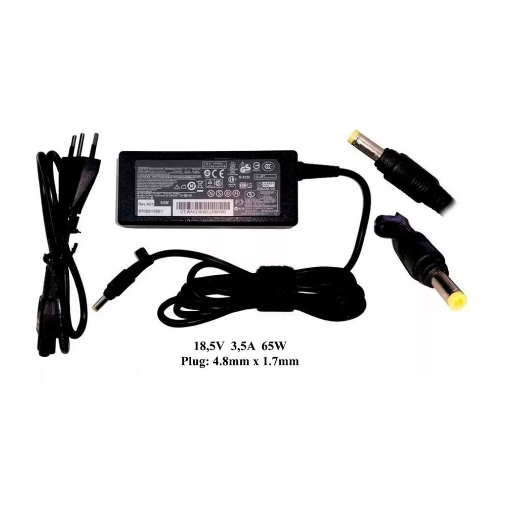 Fonte Carregador Nbc Compatível Para Notebook Pavilion Dv6000 18.5V 3.5A 65W Co1512