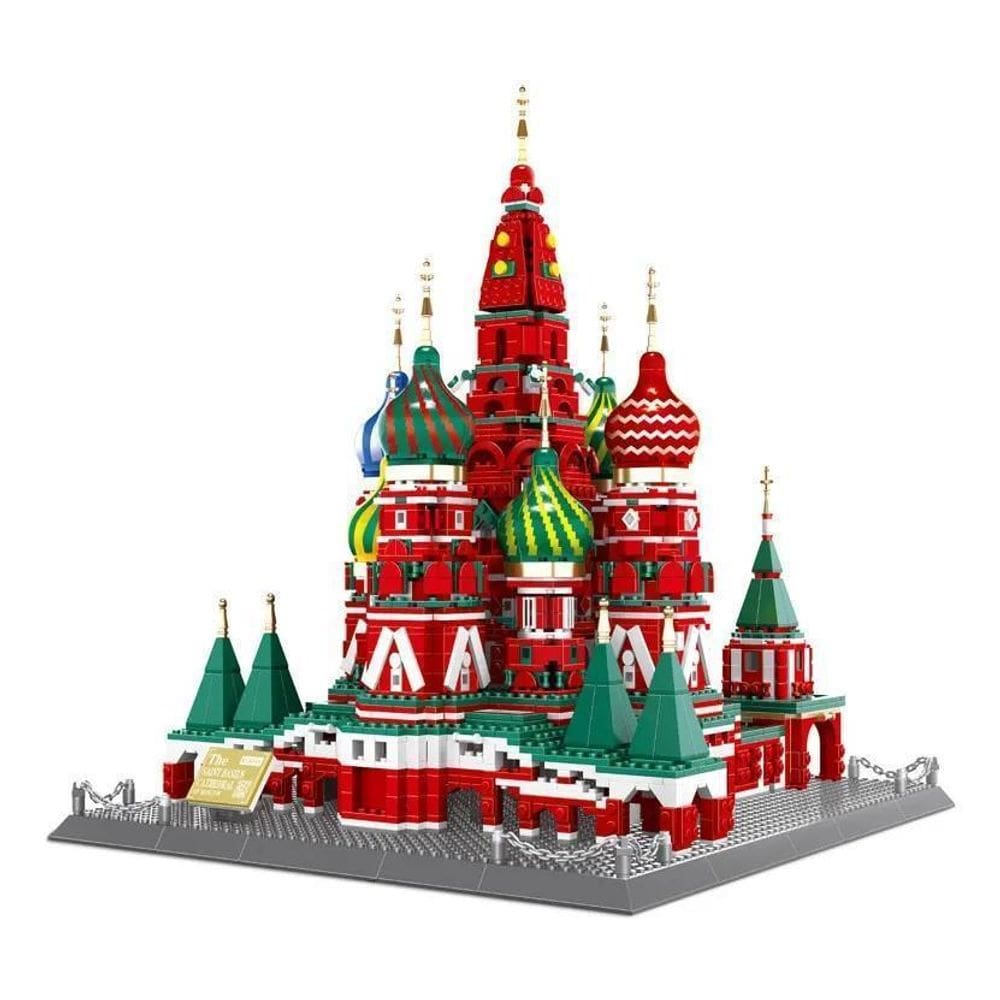 Blocos De Montar Catedral De São Basílio Moscou 3213 Pcs