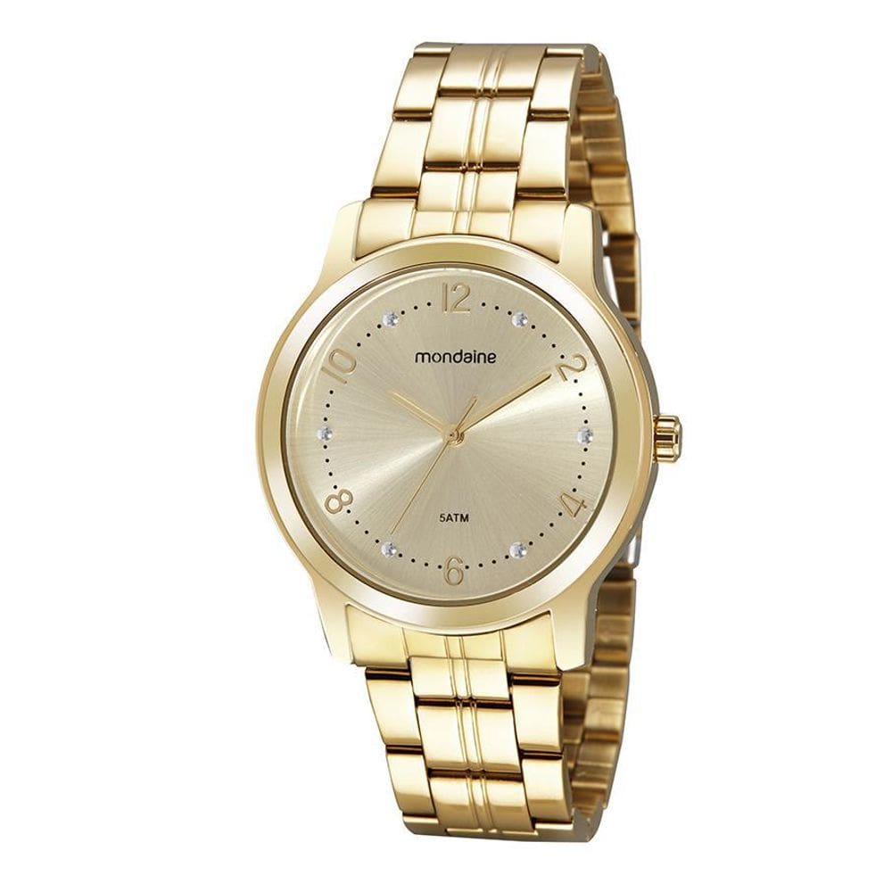 Relogio Mondaine Feminino Dourado 99597Lpmvde1